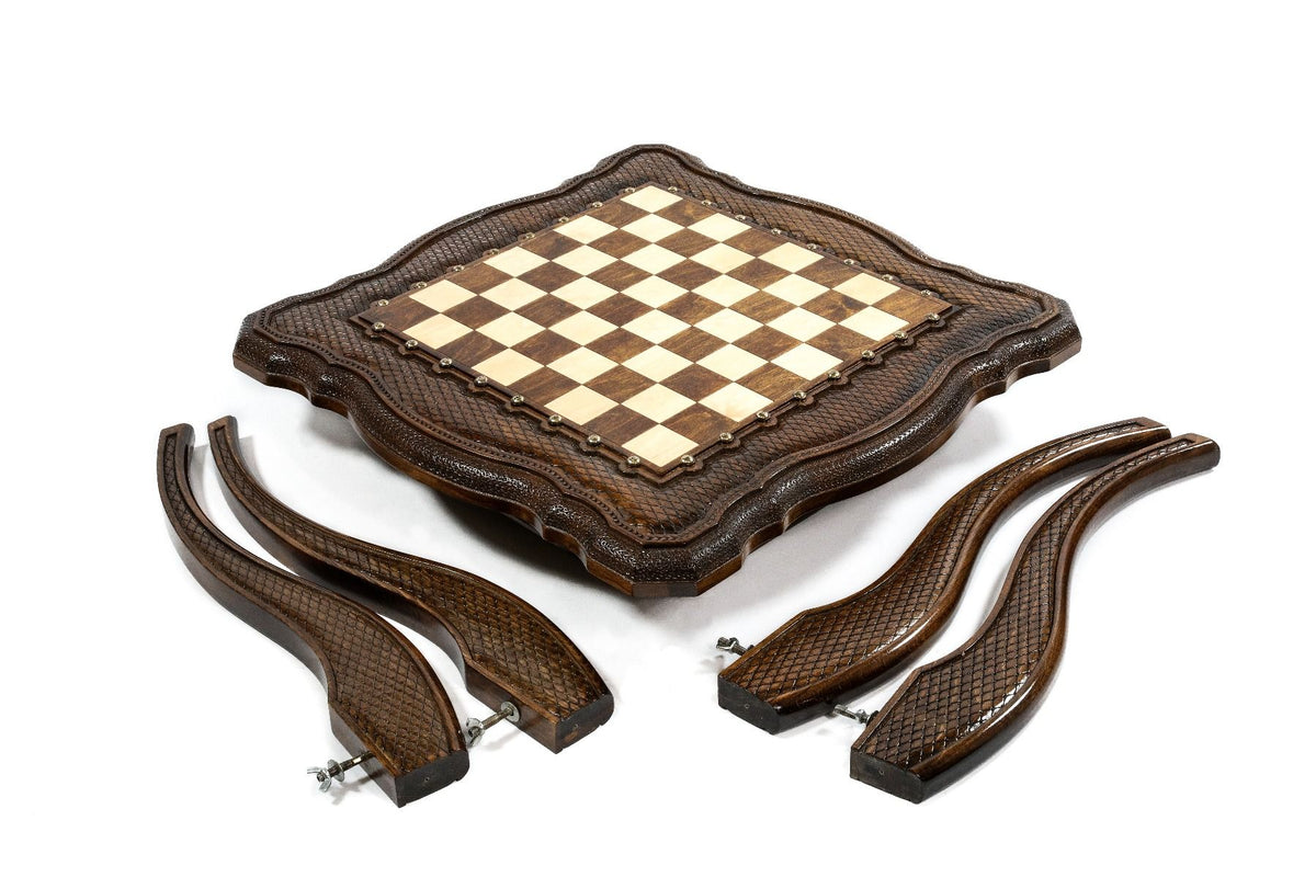 Hrachya Ohanyan Woodworks Tabletop Chess Set