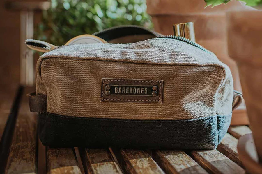 Barebones Toiletry Dopp Kit in Khaki