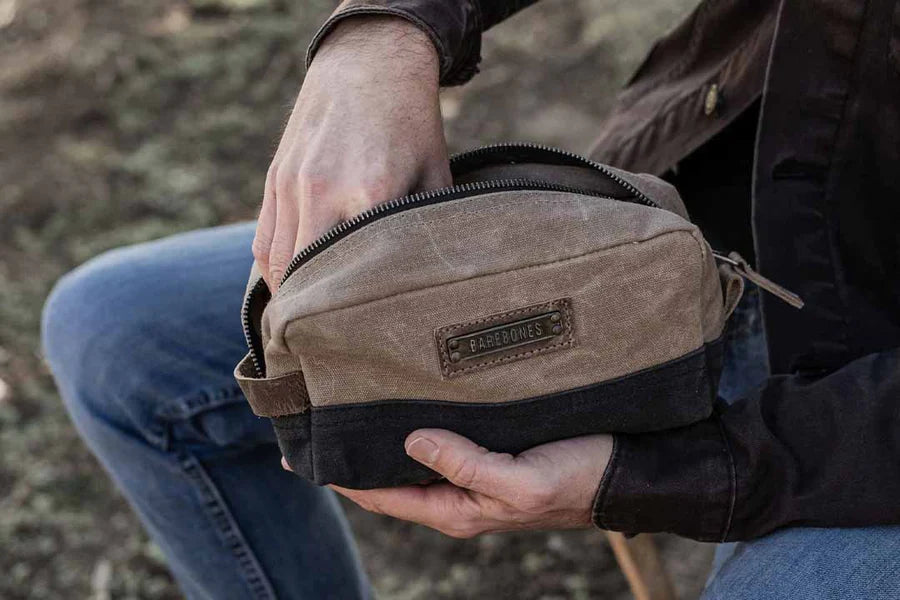 Barebones Toiletry Dopp Kit in Khaki