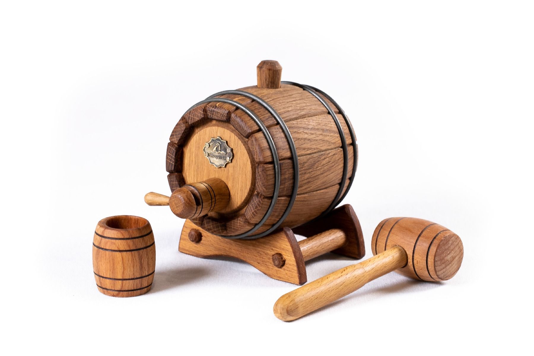 Hrachya Ohanyan Woodworks Cognac and Wine Ageing Barrel / 250ml