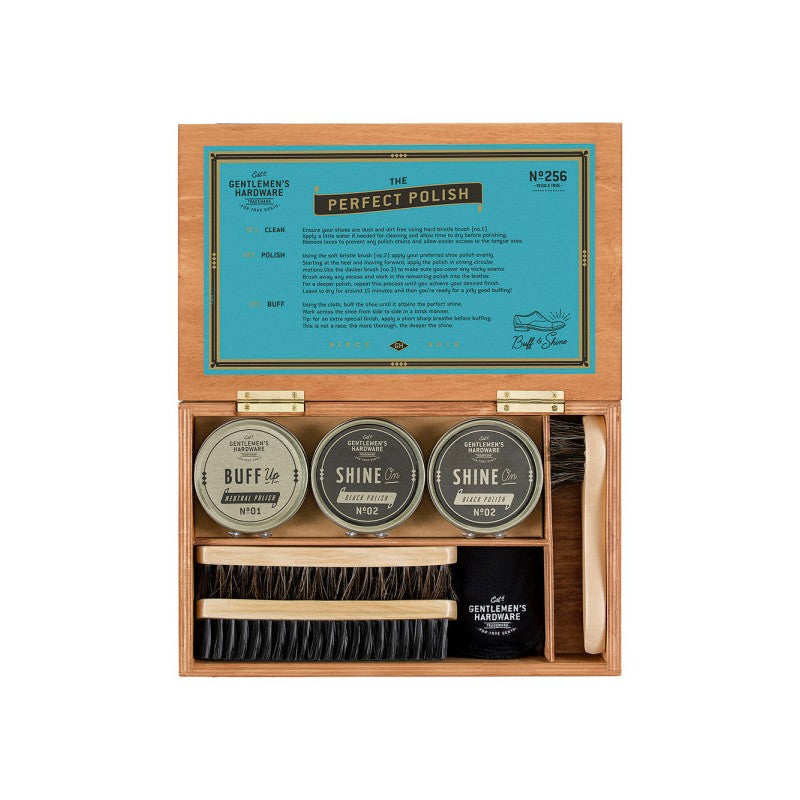 Gentlemen's Hardware Shoe Shine Cigar Box