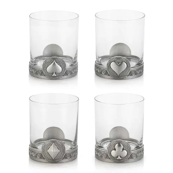 Royal Selangor Ace Set of 4 Tumbler Set