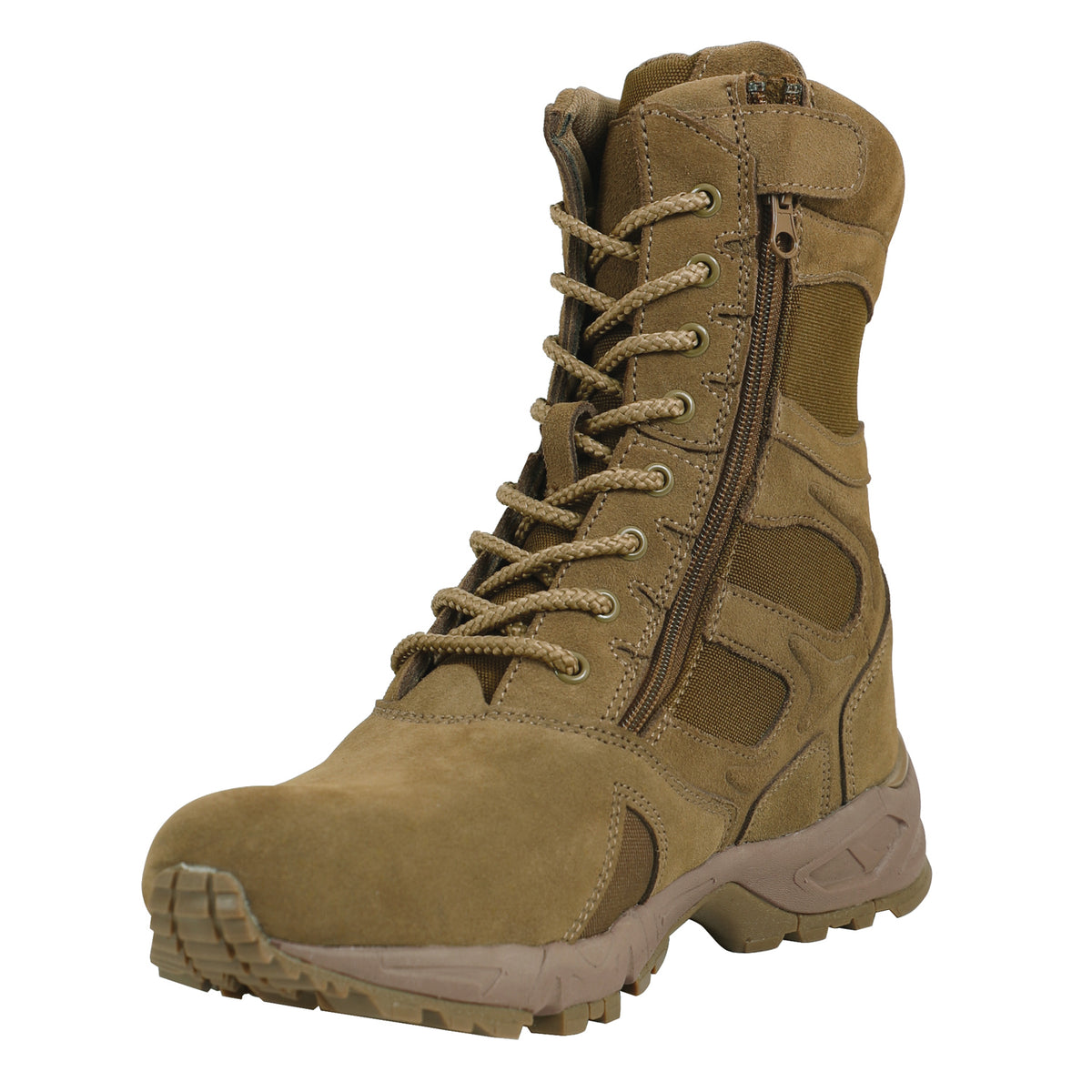 Rothco Forced Entry 8&quot; Deployment Boots With Side Zipper