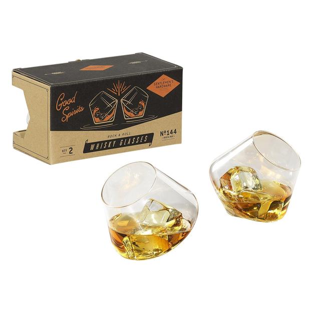 Gentlemen's Hardware Rocking Whiskey Glasses