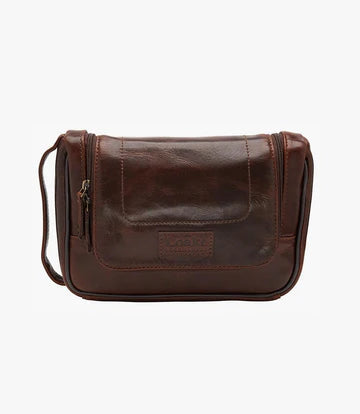 Loake Severn Wash-Bag / Brown