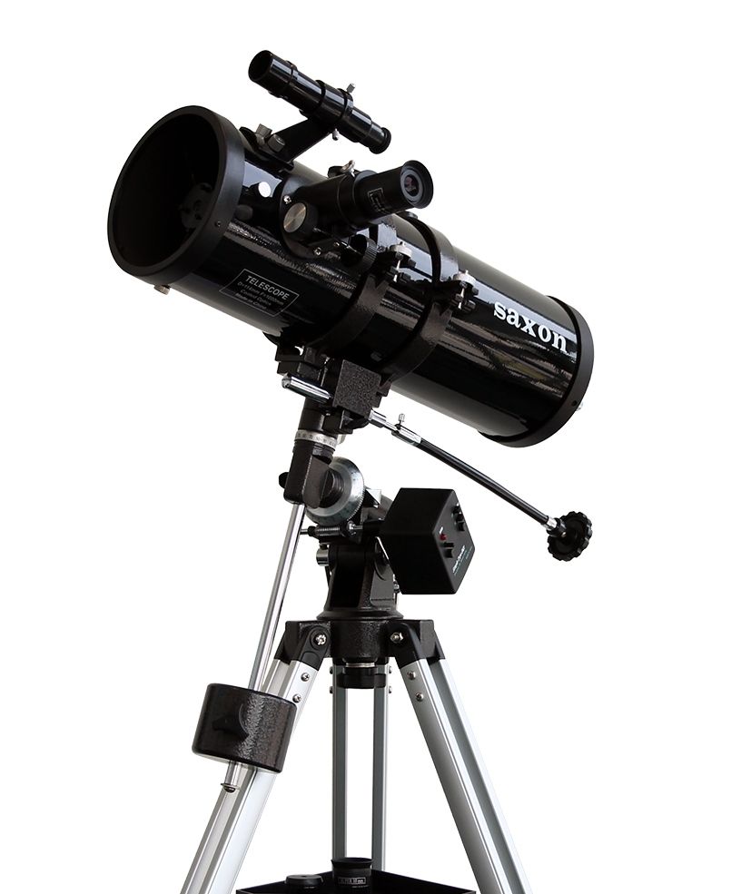 Saxon 1141EQ Reflector Telescope with Motor Drive