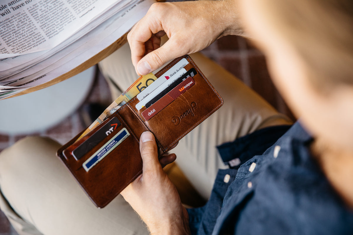 Danny P. Slim Leather Wallet