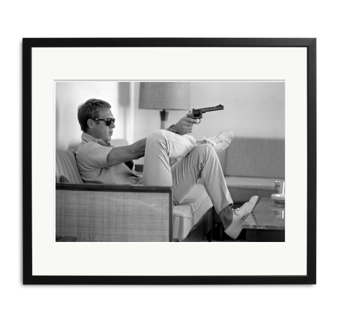 Sonic Editions Steve Mcqueen Aims A Pistol