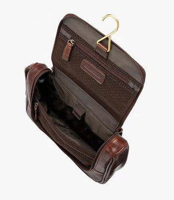 Loake Severn Wash-Bag / Brown