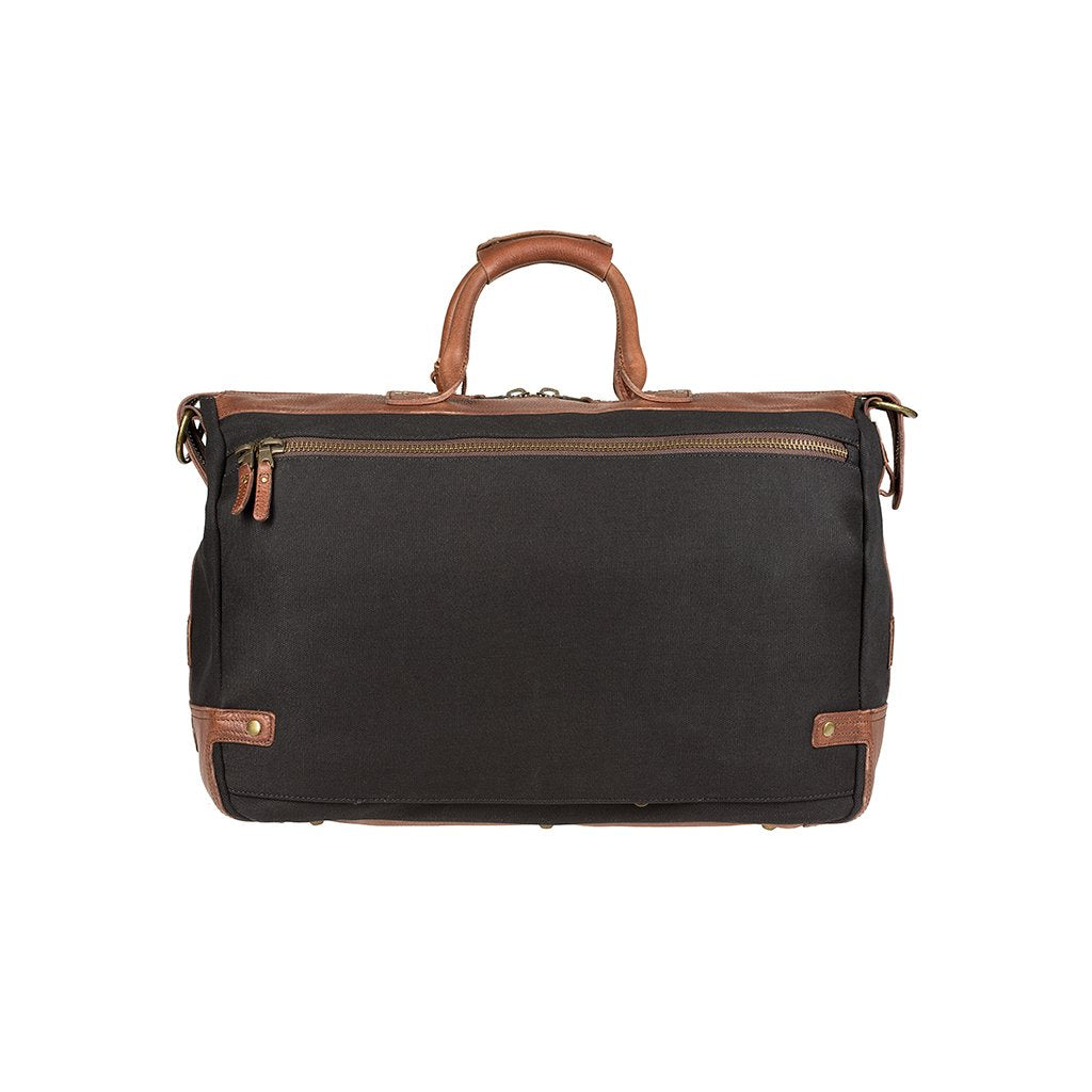 Will Leather Canvas Traveller Duffle Black / Brown