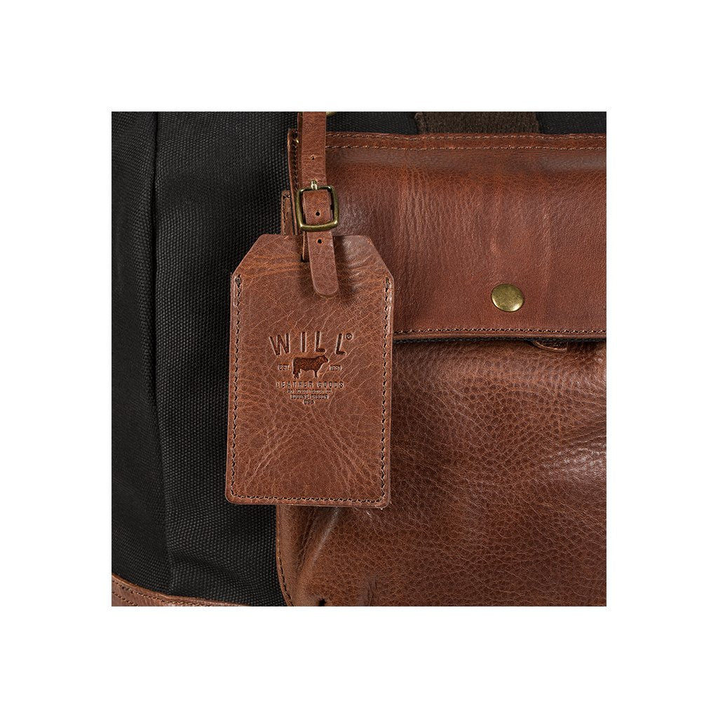 Will Leather Canvas Traveller Duffle Black / Brown