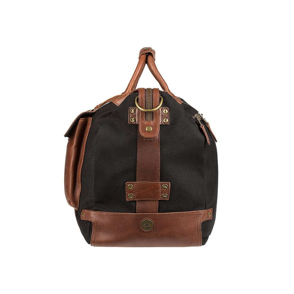 Will Leather Canvas Traveller Duffle Black / Brown