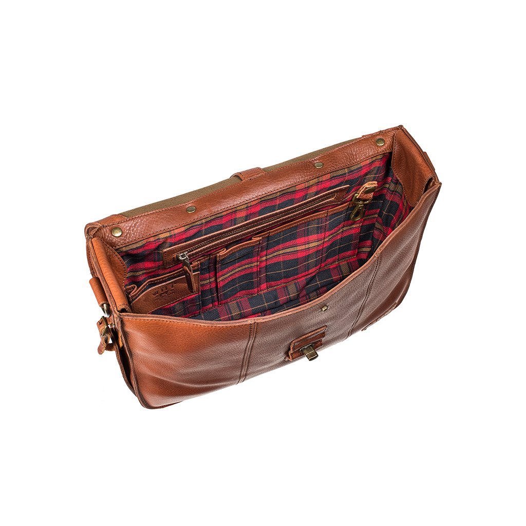 Will Leather Kent Messenger Bag Brown