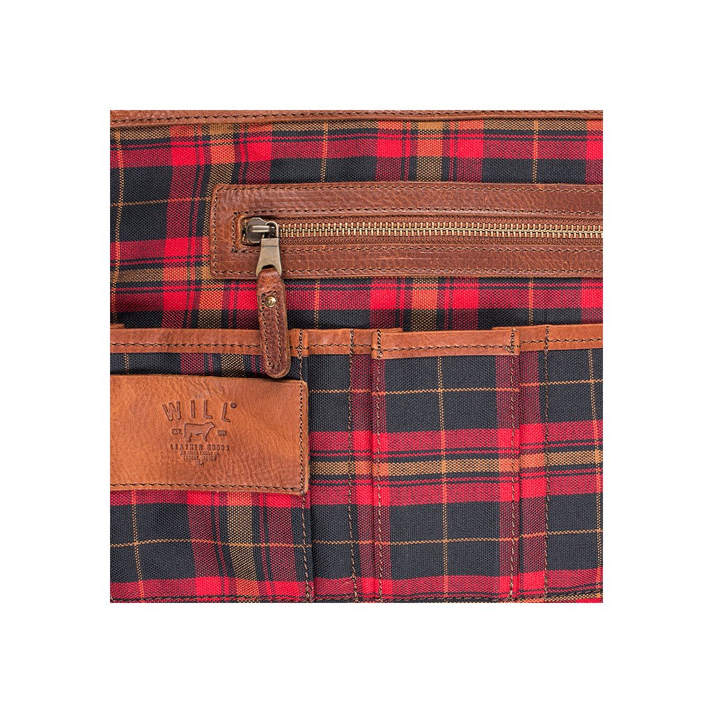 Will Leather Kent Messenger Bag Brown