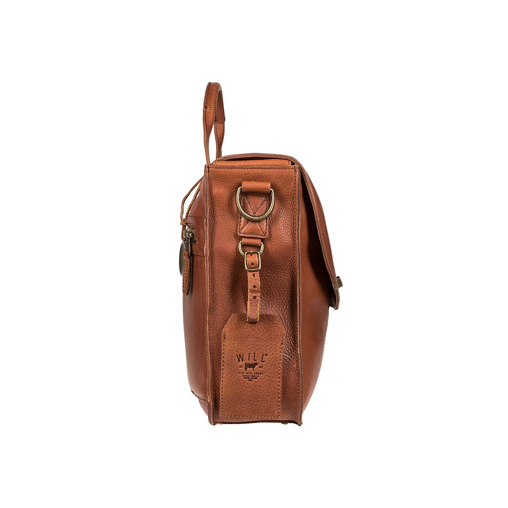 Will Leather Kent Messenger Bag Brown