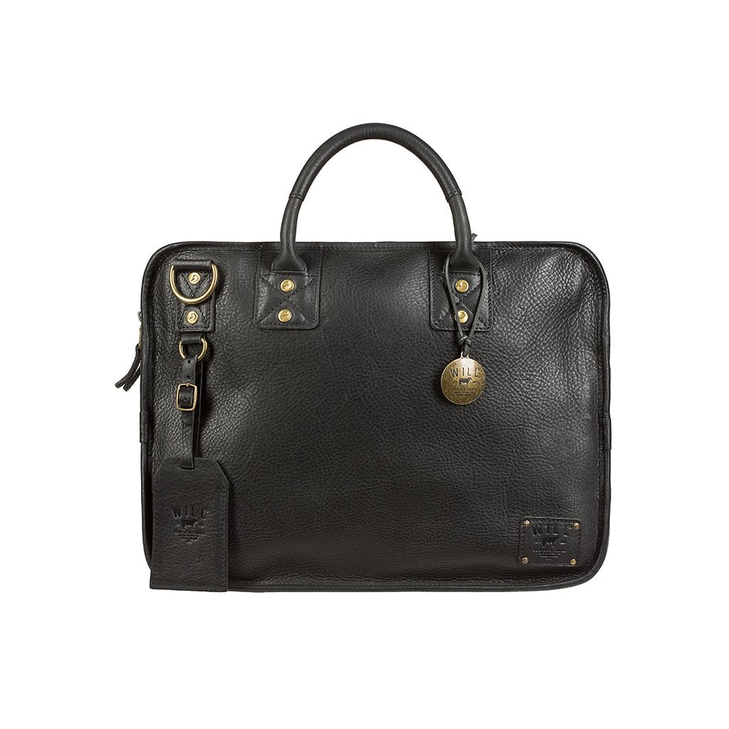 Will Leather Hank Satchel Black
