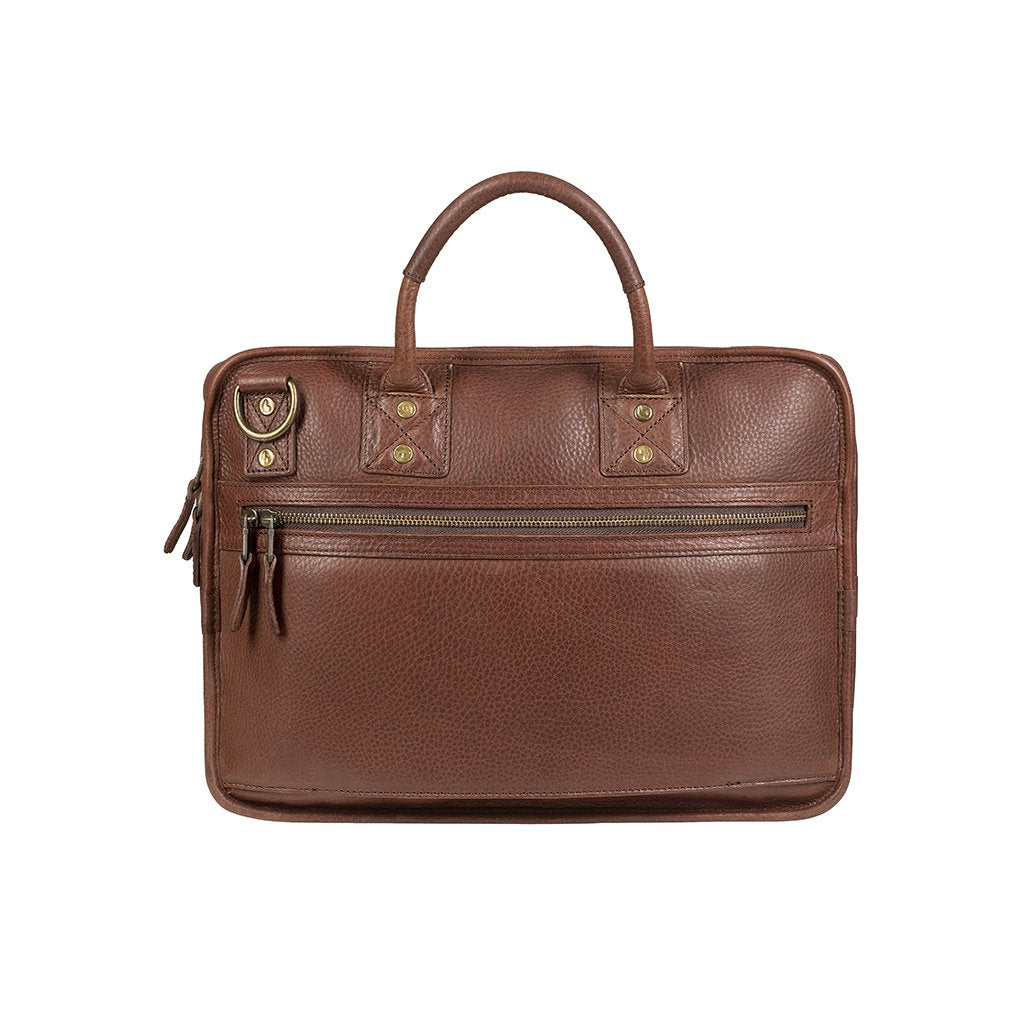 Will Leather Hank Satchel Brown