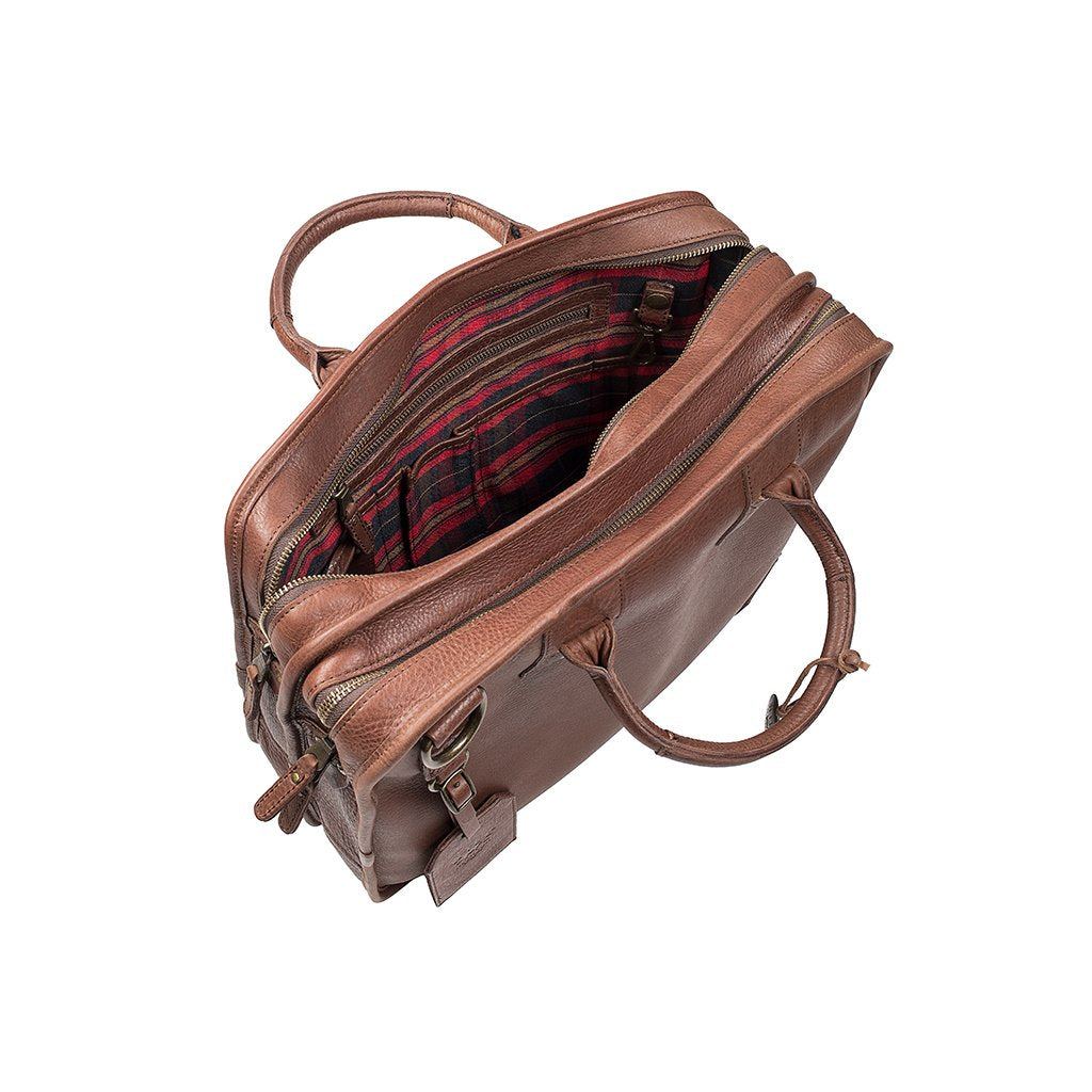 Will Leather Hank Satchel Brown