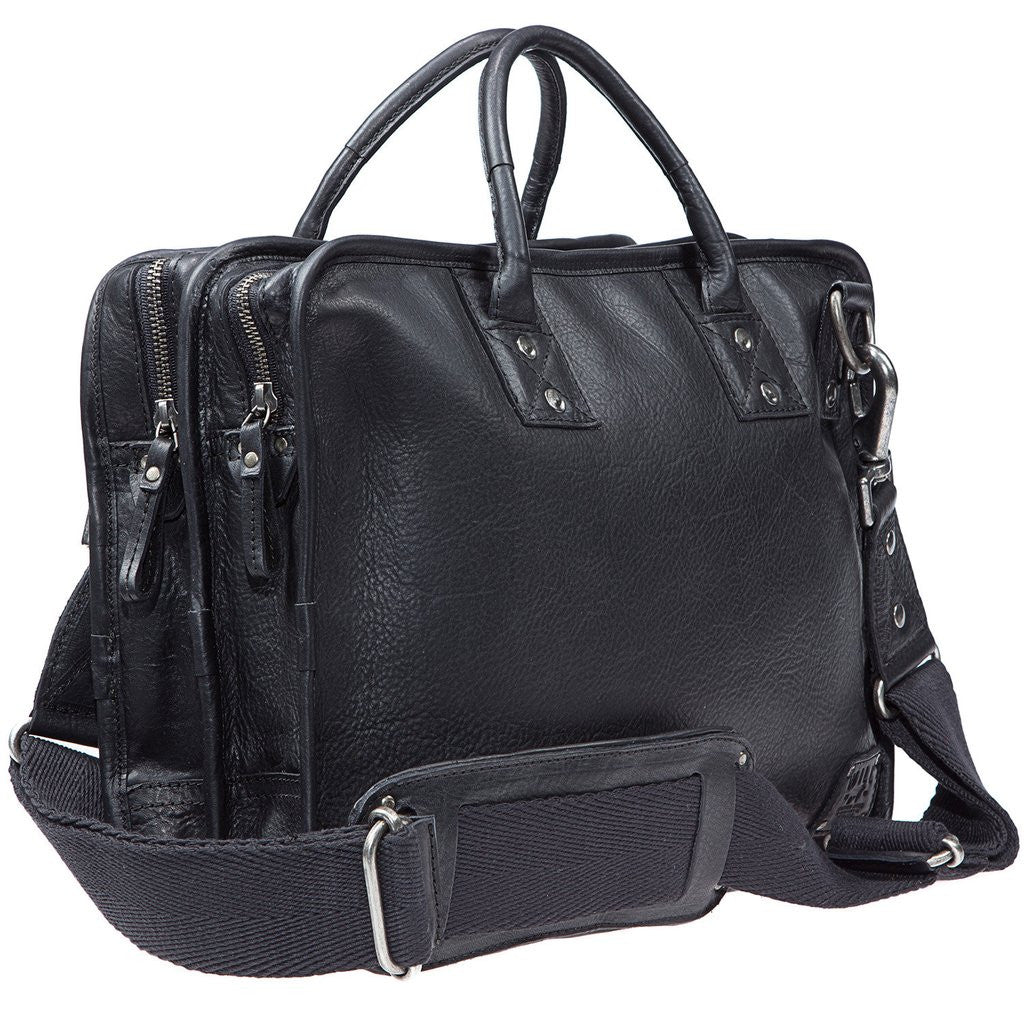 Will Leather Hank Satchel Black