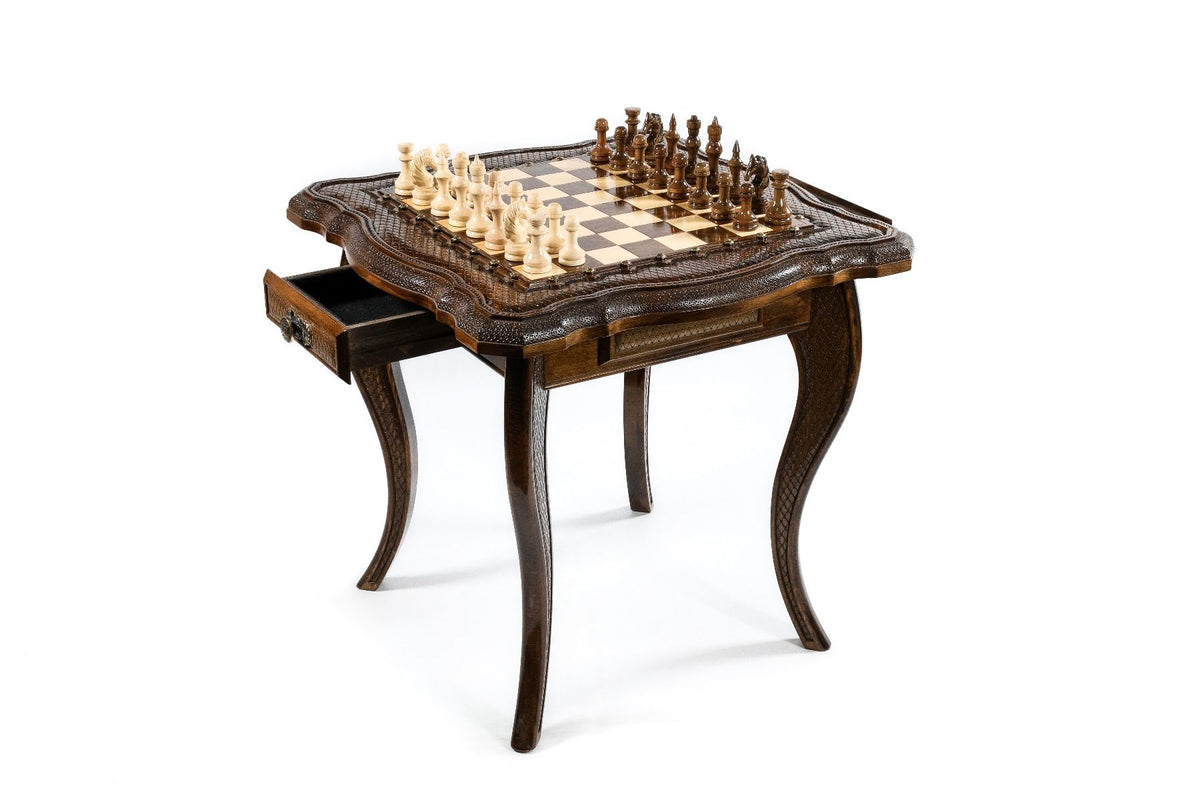 Hrachya Ohanyan Woodworks Tabletop Chess Set