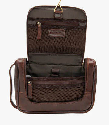 Loake Severn Wash-Bag / Brown