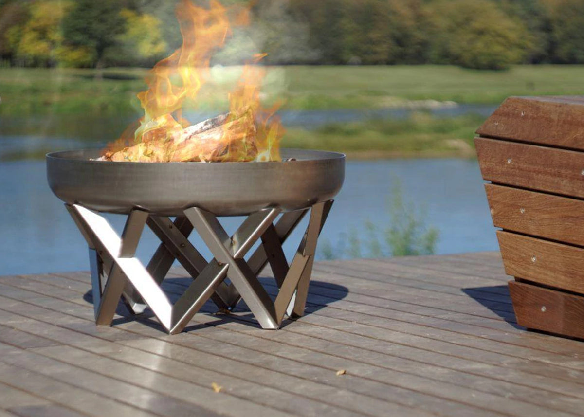 Alfred Riess Curonian Steel Fire Pit - Medium