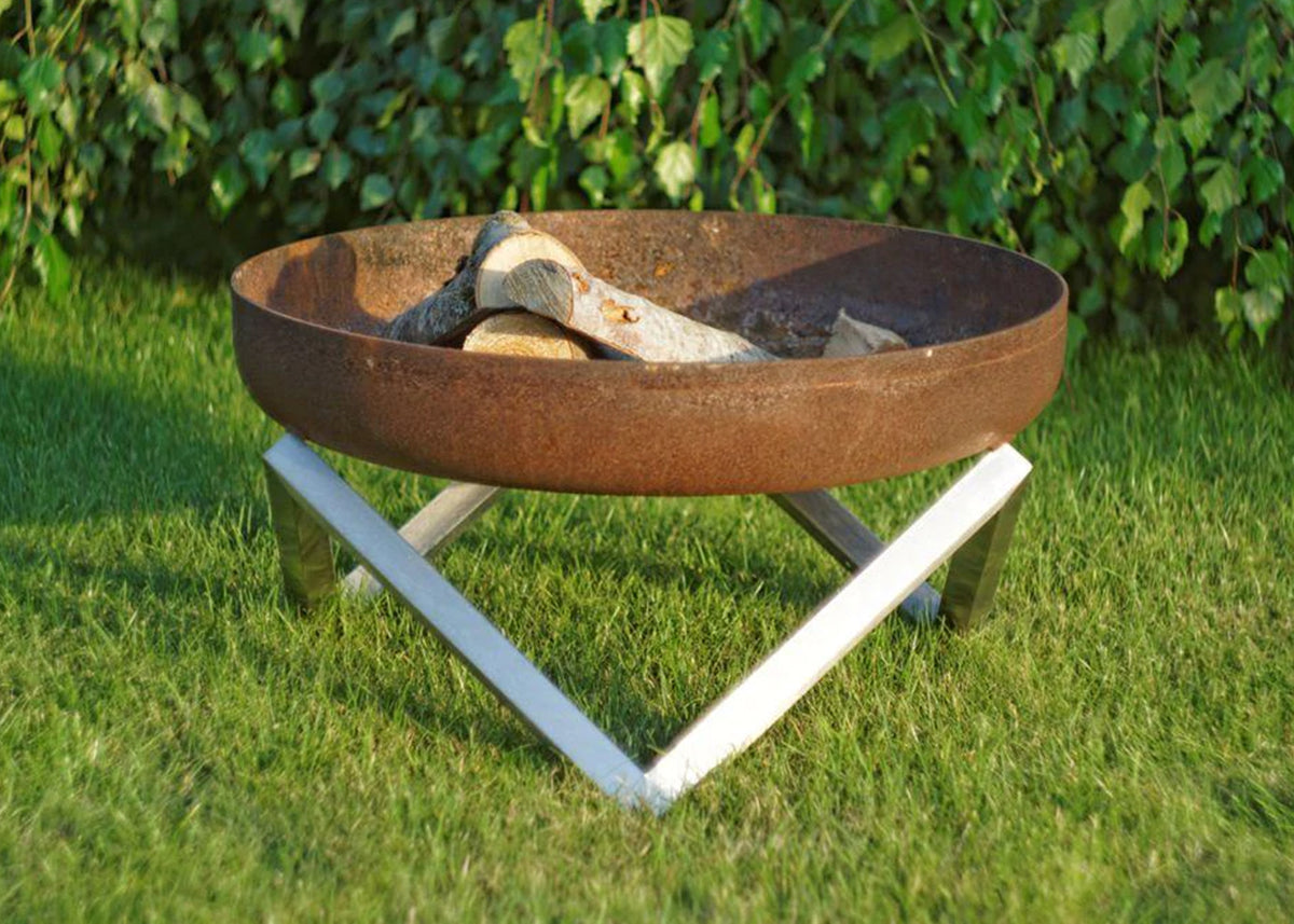 Alfred Riess Darvaza Steel Fire Pit - Medium