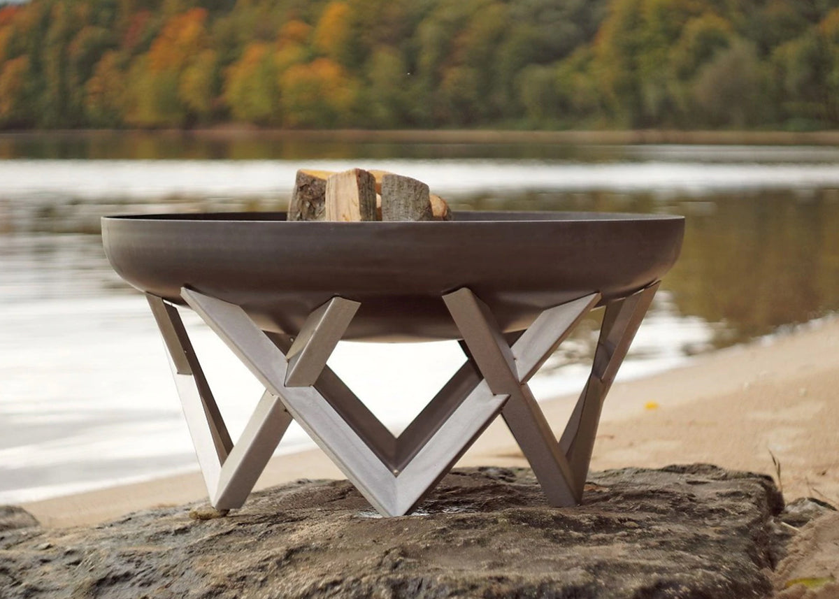 Alfred Riess Curonian Steel Fire Pit - Medium