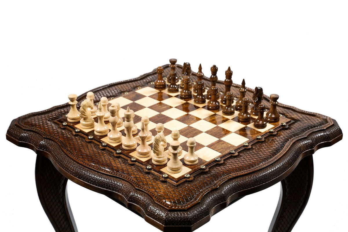 Hrachya Ohanyan Woodworks Tabletop Chess Set