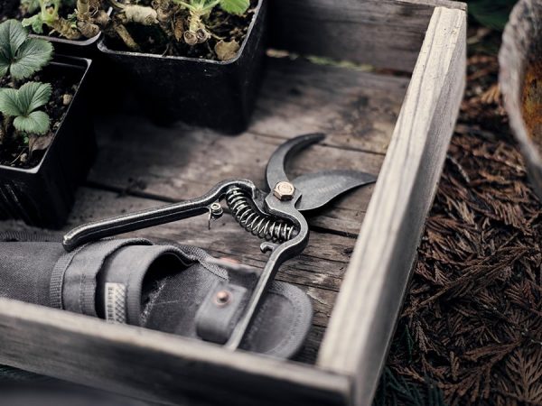 Barebones Metal Pruner With Sheath