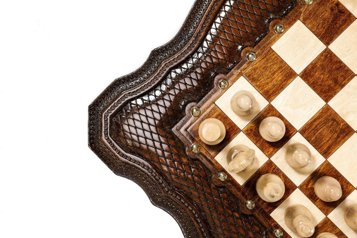 Hrachya Ohanyan Woodworks Tabletop Chess Set