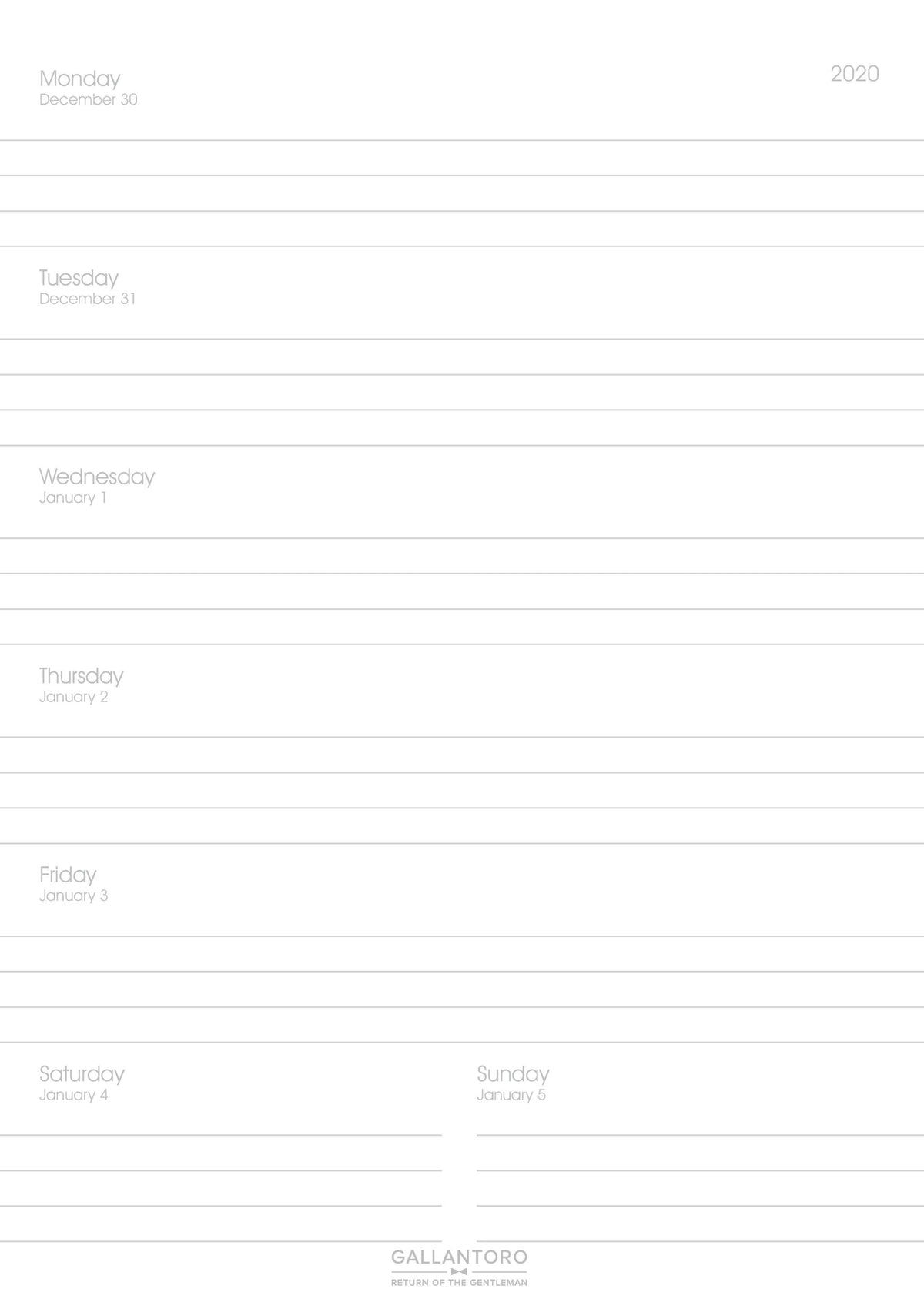 Gallantoro Executive Folio