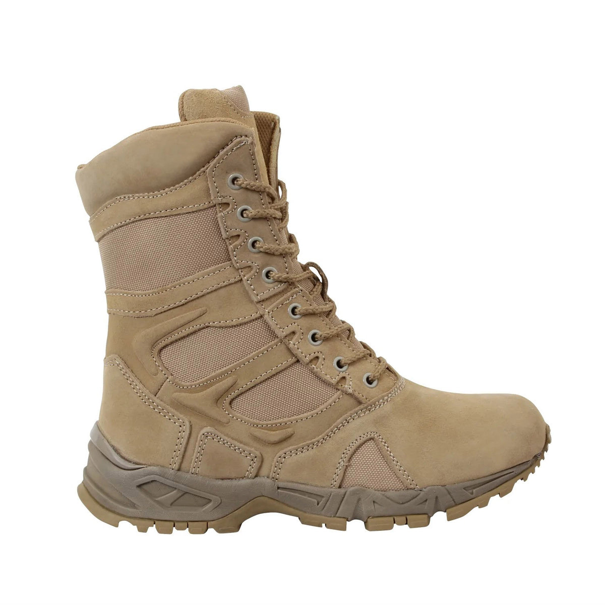 Rothco Forced Entry 8&quot; Deployment Boots With Side Zipper