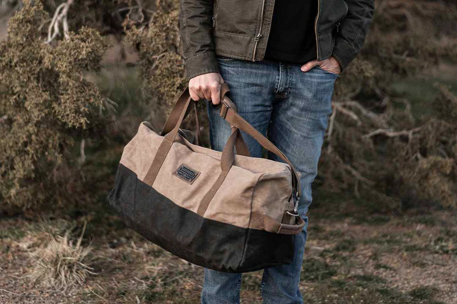 Barebones Neelum Duffle Bag in Khaki