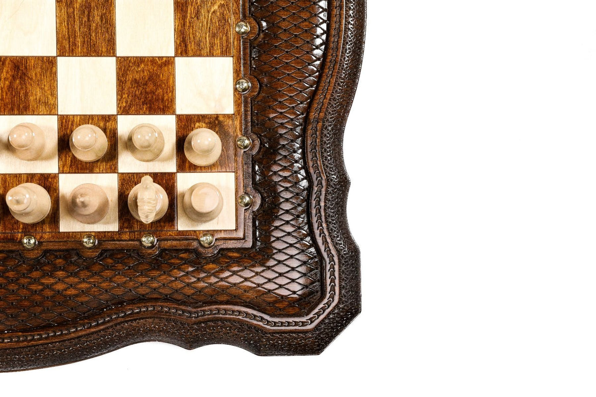 Hrachya Ohanyan Woodworks Tabletop Chess Set