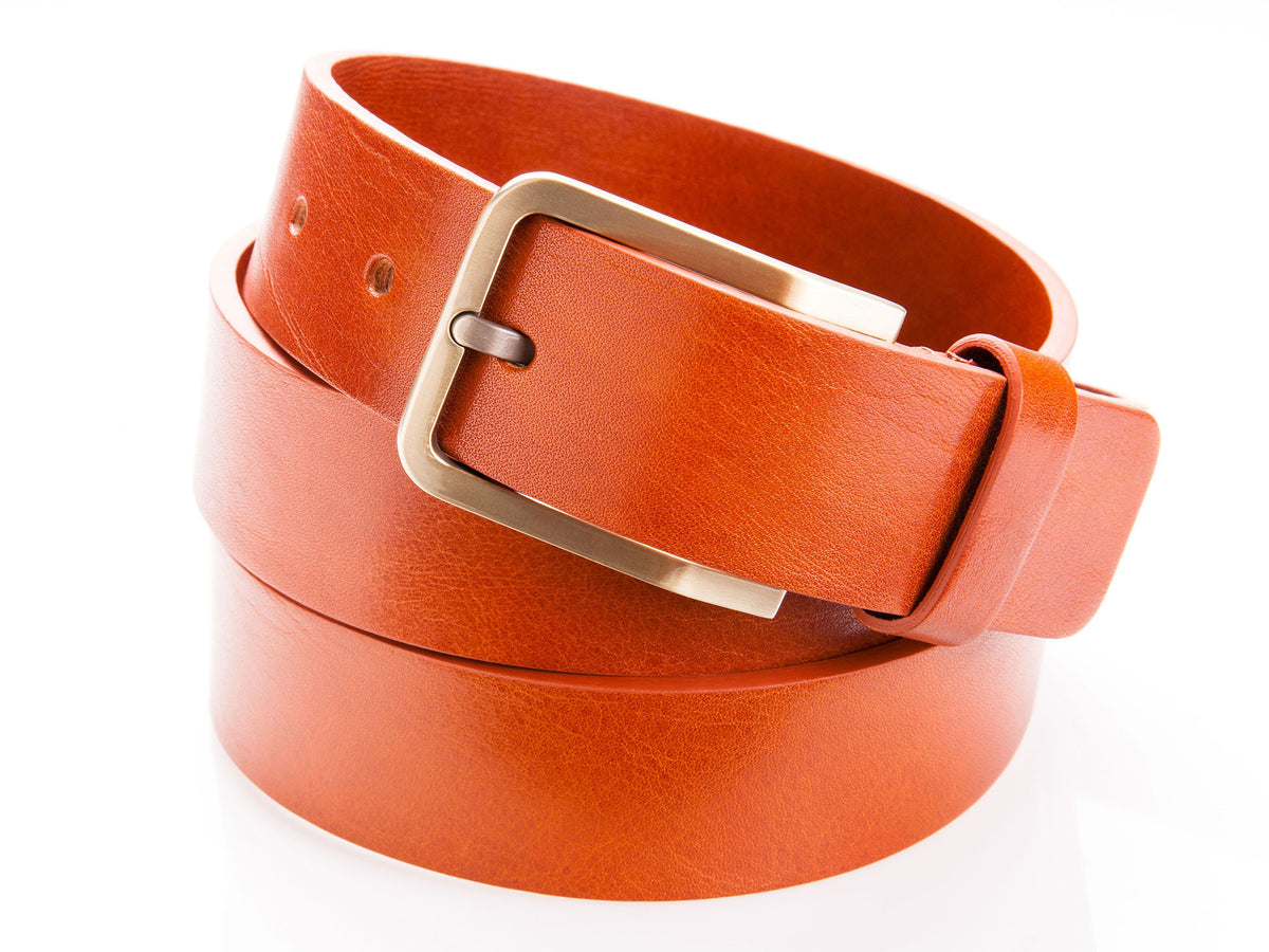 Danny P. Leather Belt Tan