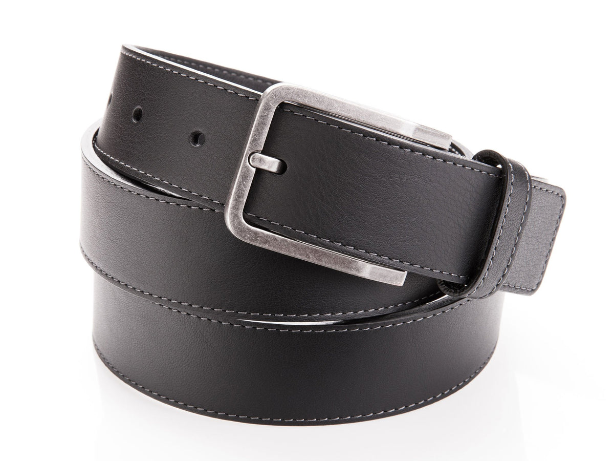 Danny P. Leather Belt Black