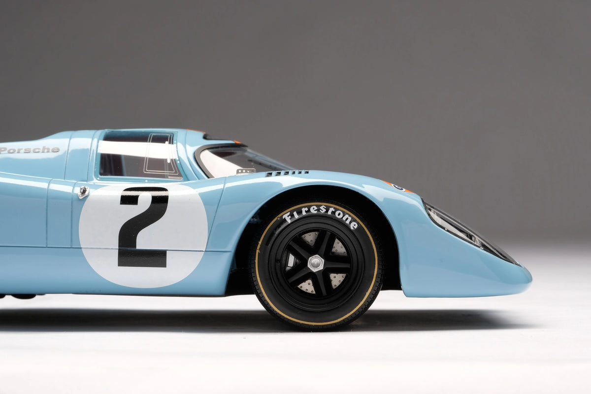 Amalgam Collection Porsche 917K - 1970 Daytona Winner in Gulf Livery 1:18 Scale Model Car