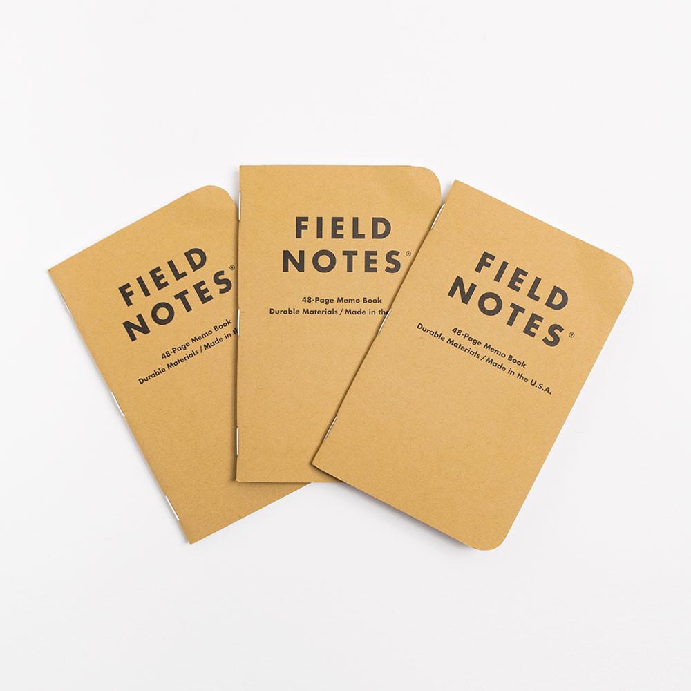 Field Notes Original Kraft Ruled 3 Pack