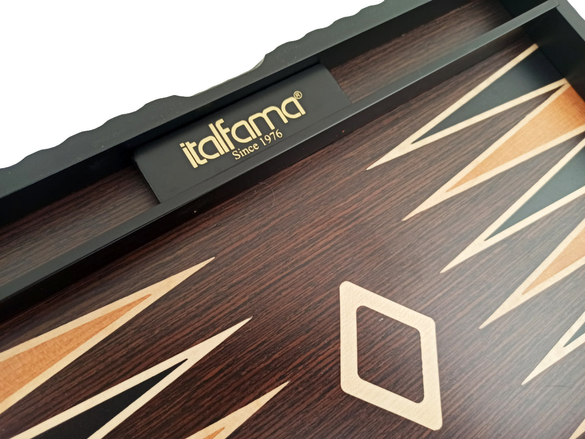 Italfama Hand Carved Backgammon Set