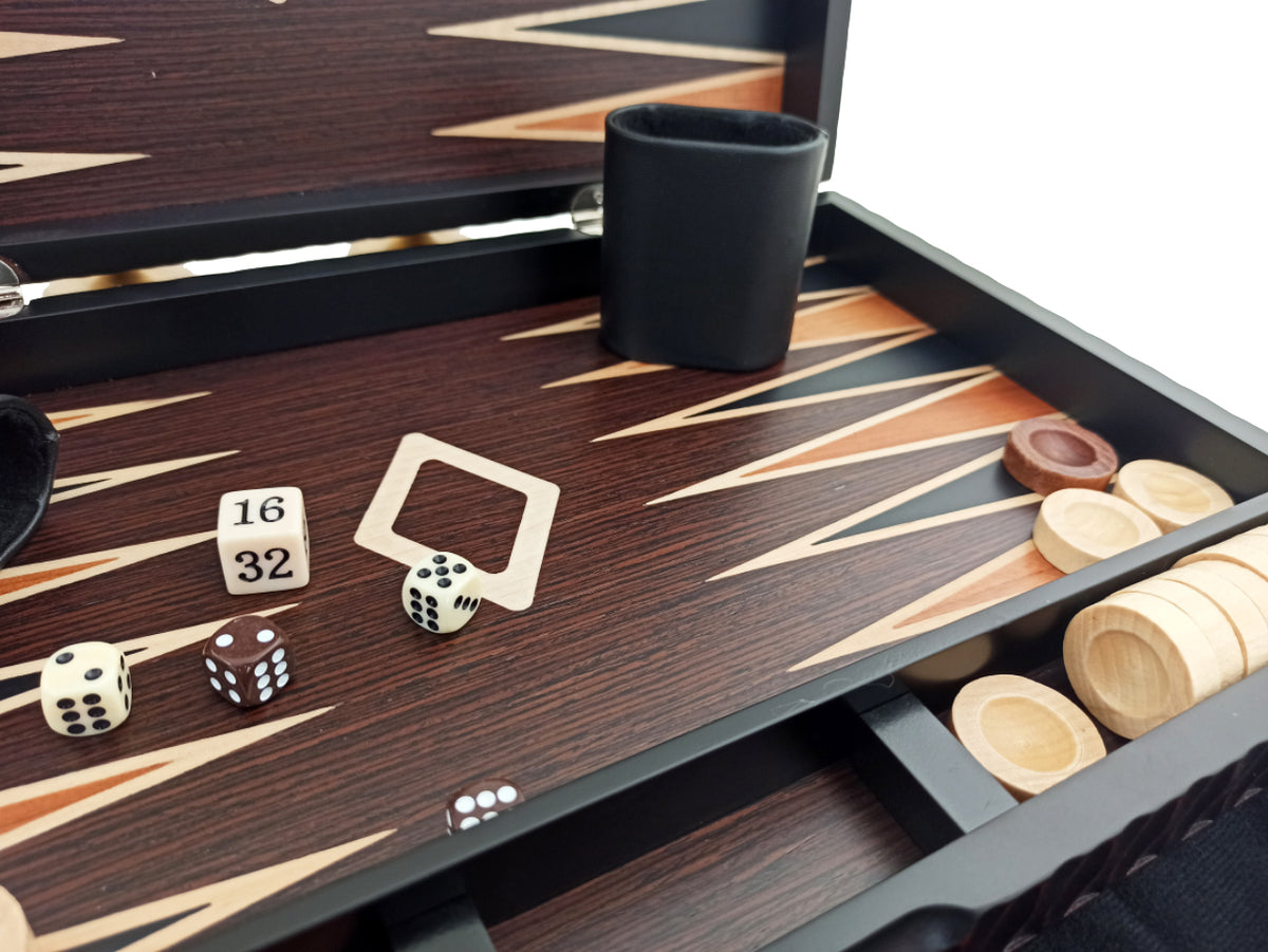 Italfama Hand Carved Backgammon Set