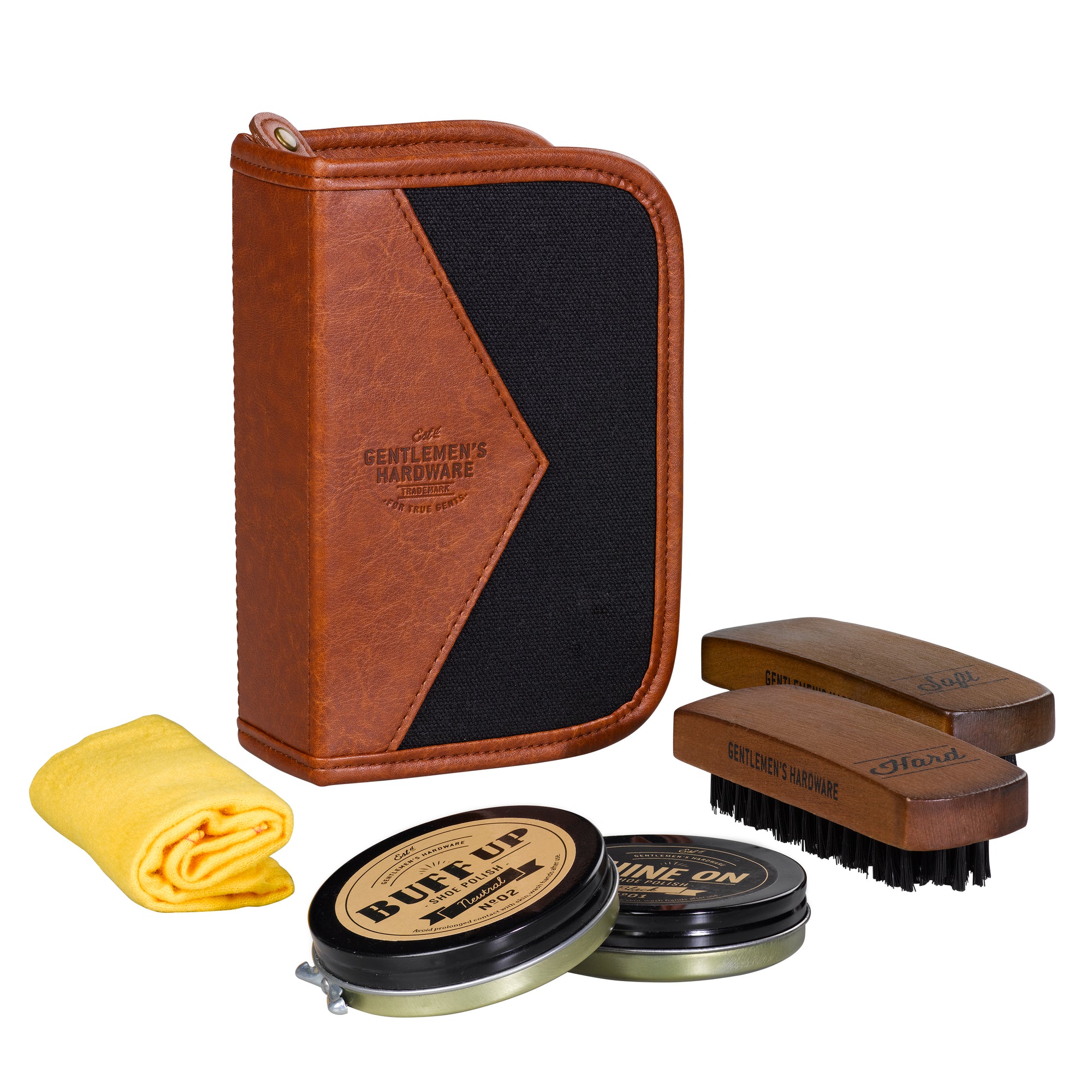 Gentlemen's Hardware Charcoal Shoe shine kit