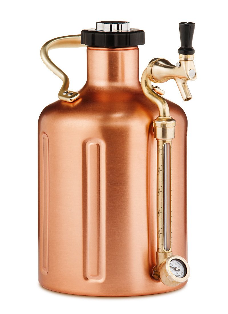 GrowlerWerks uKeg 128 Copper Plated Beer Cartel