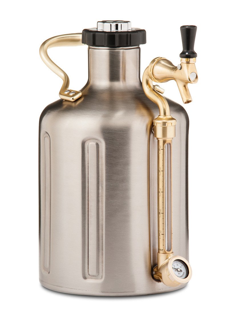 GrowlerWerks uKeg 128 Stainless Steel Beer Cartel