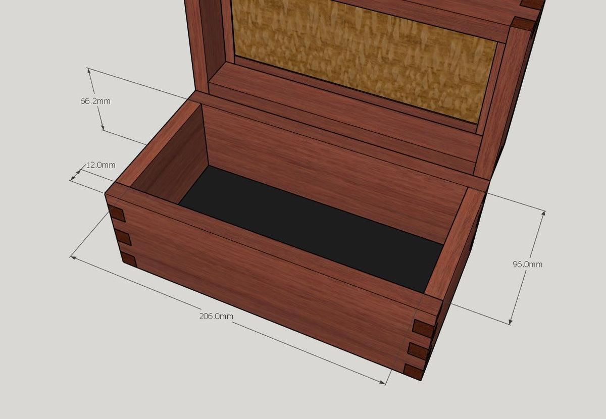 Gallantoro Wooden Keepsake Box