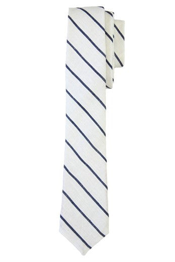 WoodyRoo White Stripe Tie