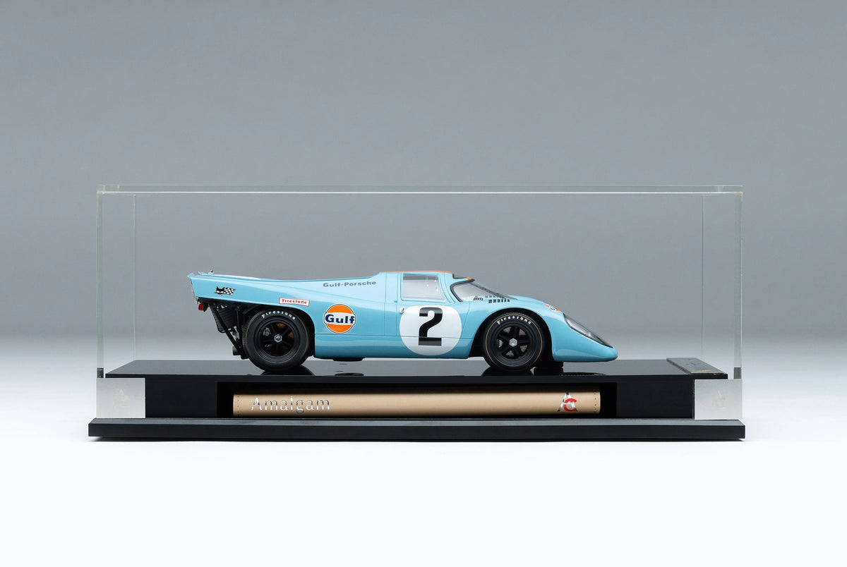 Amalgam Collection Porsche 917K - 1970 Daytona Winner in Gulf Livery 1:18 Scale Model Car