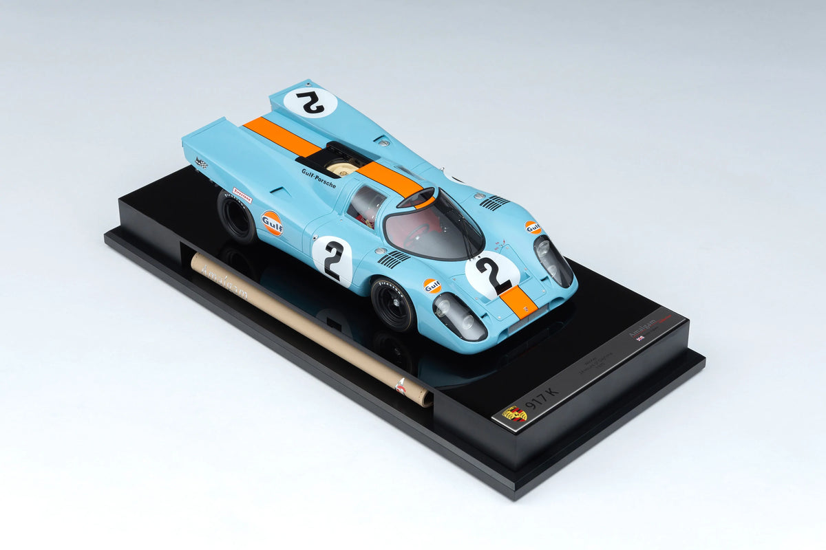 Amalgam Collection Porsche 917K - 1970 Daytona Winner in Gulf Livery 1:18 Scale Model Car