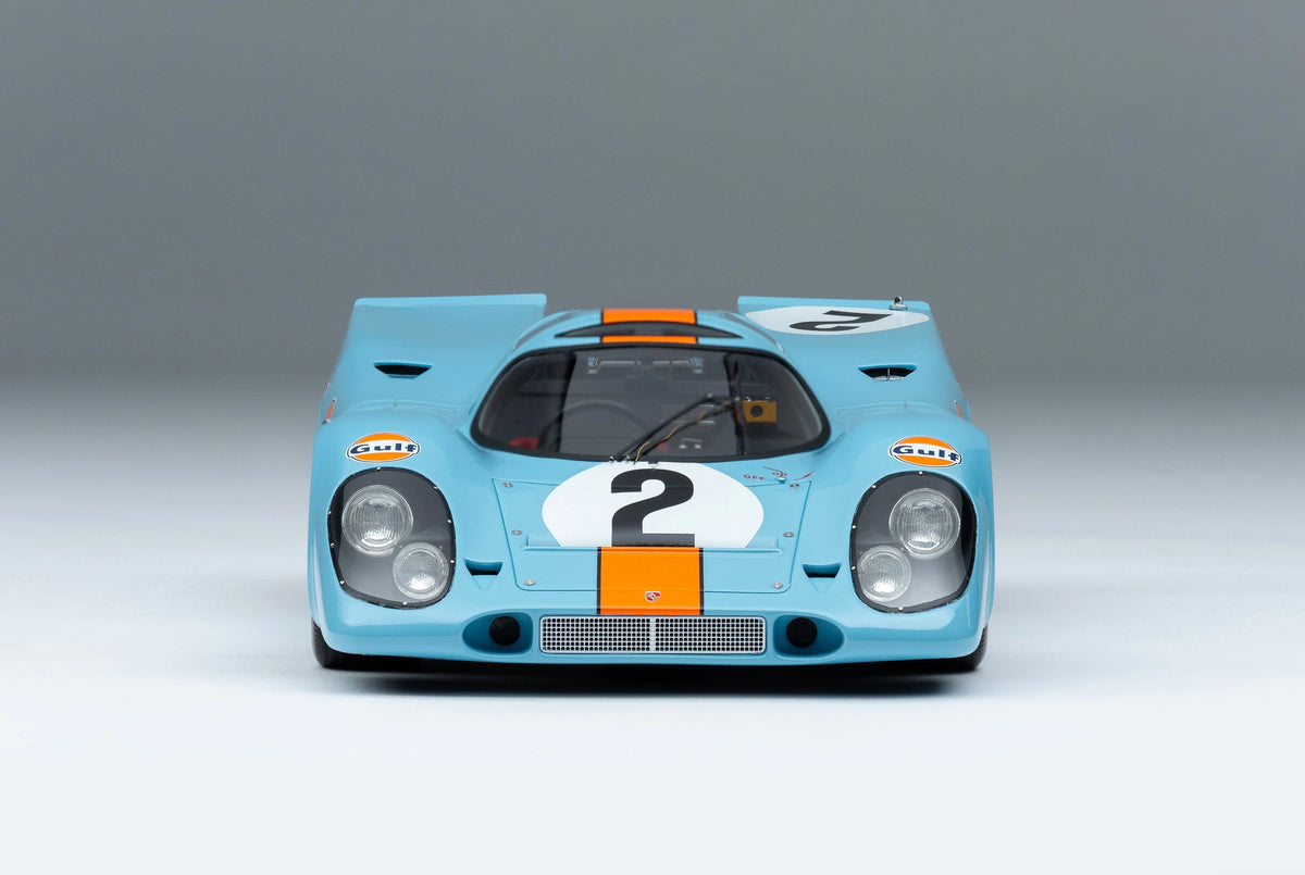 Amalgam Collection Porsche 917K - 1970 Daytona Winner in Gulf Livery 1:18 Scale Model Car