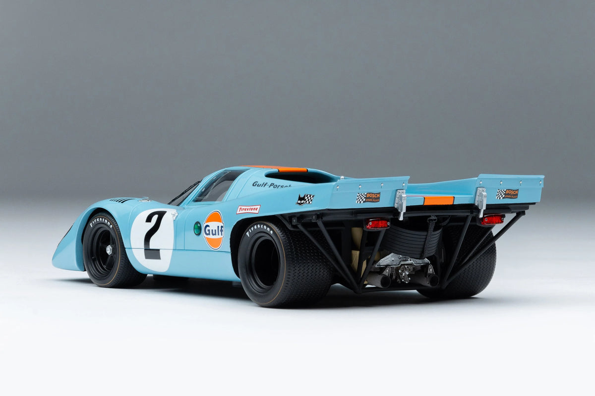 Amalgam Collection Porsche 917K - 1970 Daytona Winner in Gulf Livery 1:18 Scale Model Car